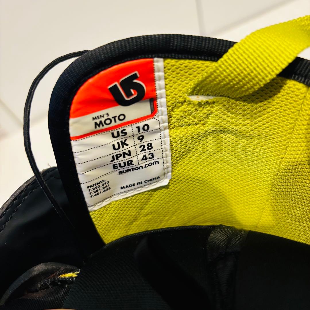 BURTON MOTO スノーボードブーツ 28cm US10 ブラック