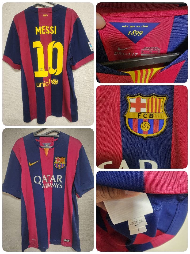 メッシ　ユニフォーム　バルセロナ　コレクション　XL　大量