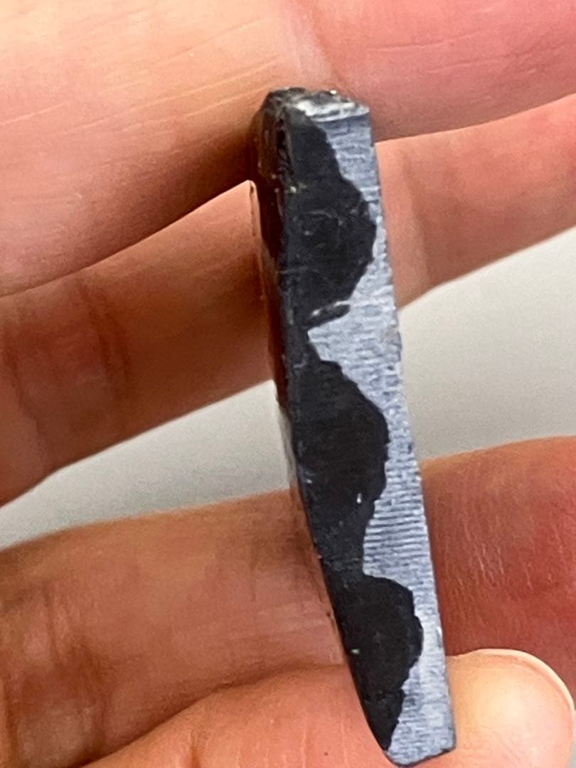 化石　原石　アンモライト　アンモナイト　カナダ産　幅4.4cm 箱付き