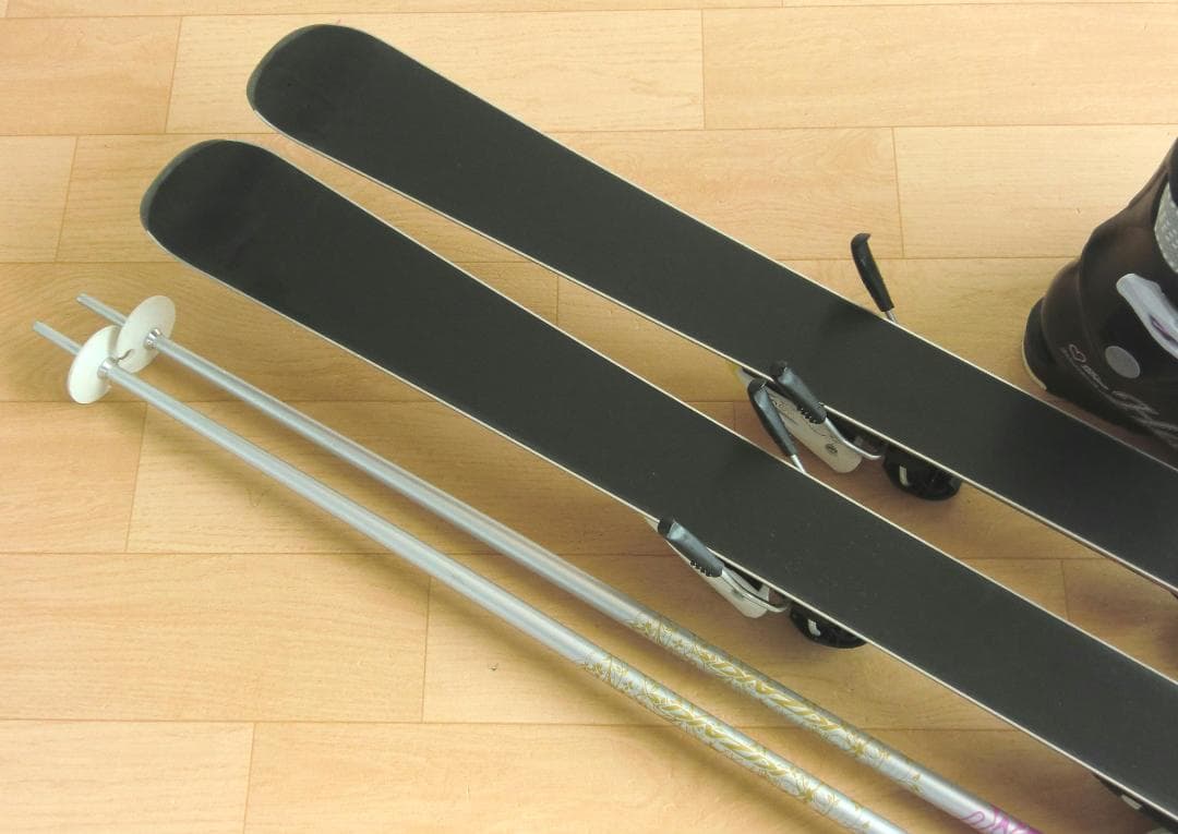 ■■1月限定■送料無料■ハート■女性用スキーセット■板145靴24■メンテ付■■