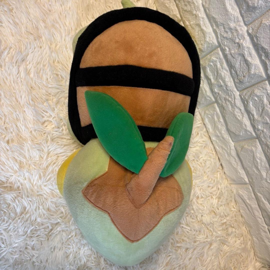 極美品　タカラトミー　ポケットモンスター　ナエトル　1/1　ぬいぐるみ　等身大