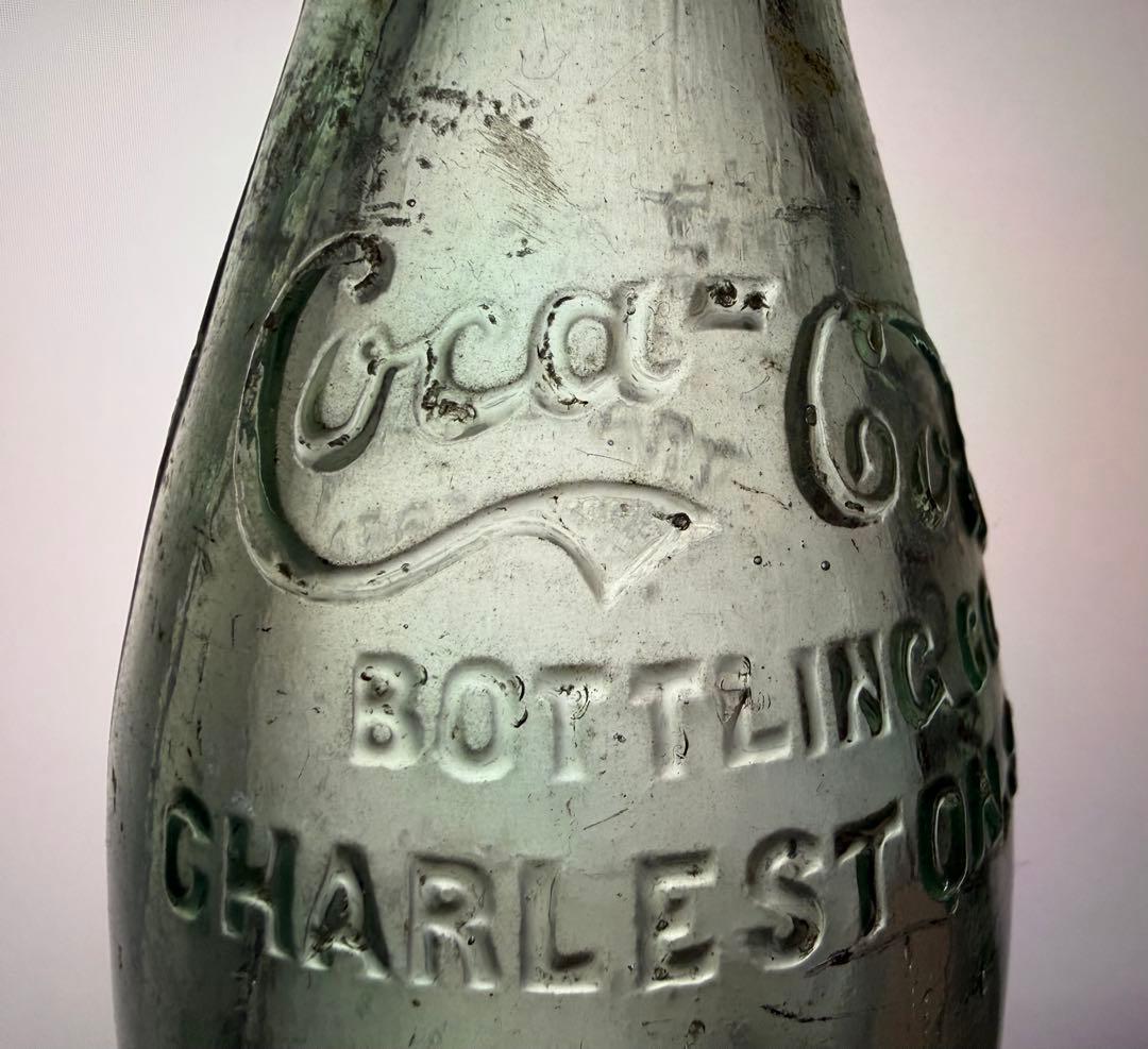 D1 レア 1904-5年製 コカコーラ ボトル Charlston,S.C 瓶