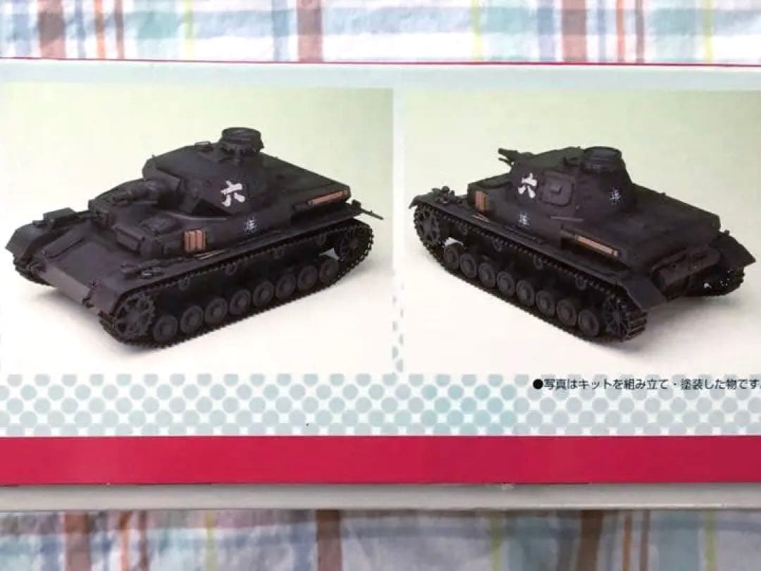 初版品 ガルパン 1/35 あんこうチーム 四号戦車D型 短砲身 w/みほシール