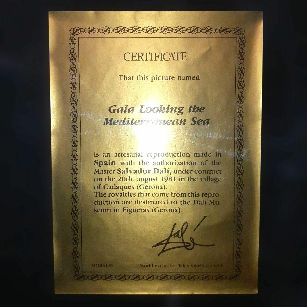 サルバドール ダリ　リンカーン/地中海を見つめるガラ