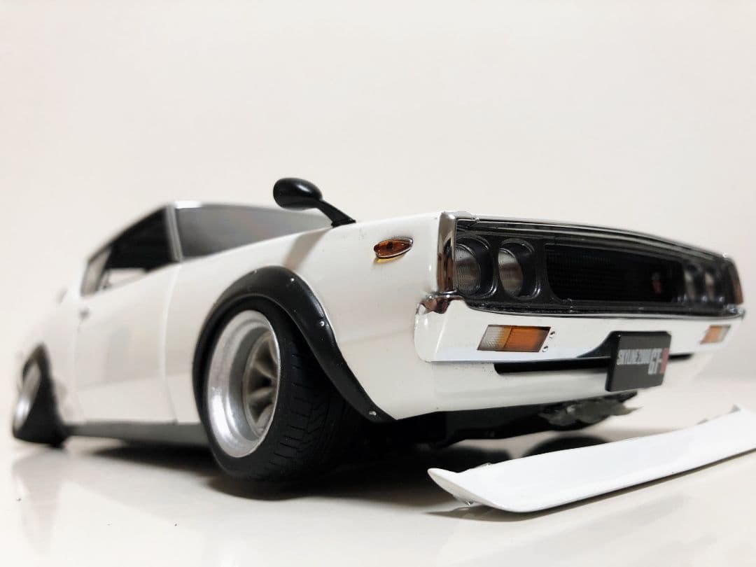 京商/Nissan日産 Slylineスカイライン ケンメリ 1/18 ジャンク