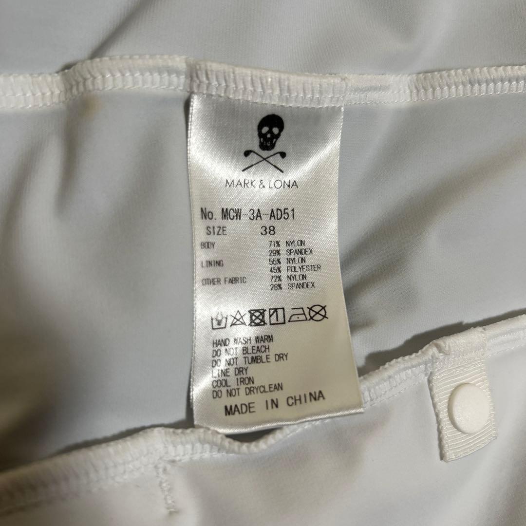 MARK&LONA ゴルフ　ホワイト ジャケット　レディース　サイズ38