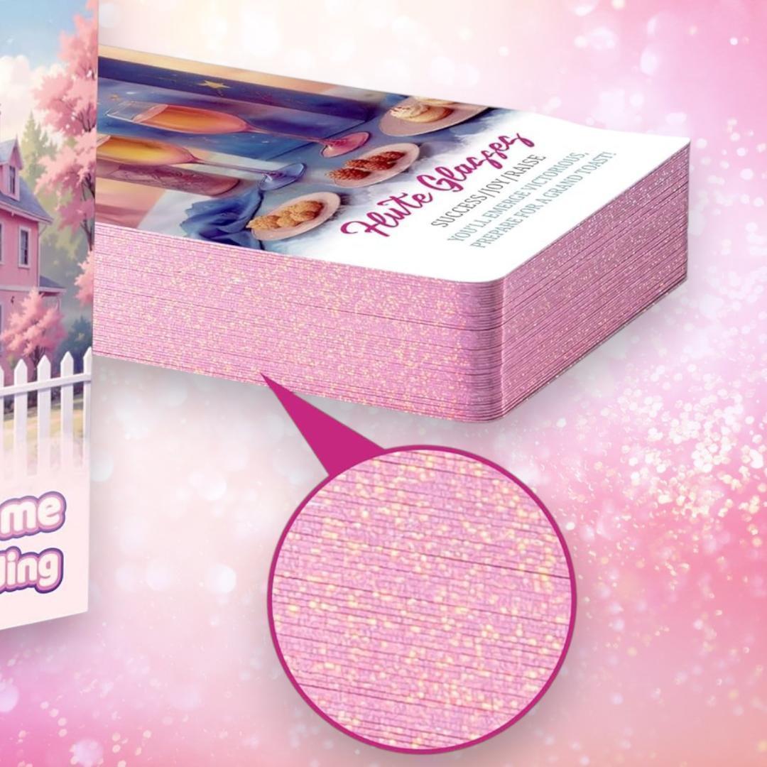 【正規品オラクルカード】夢可愛い✨ピンクエッジ✨家がテーマの女子力溢れるデッキ