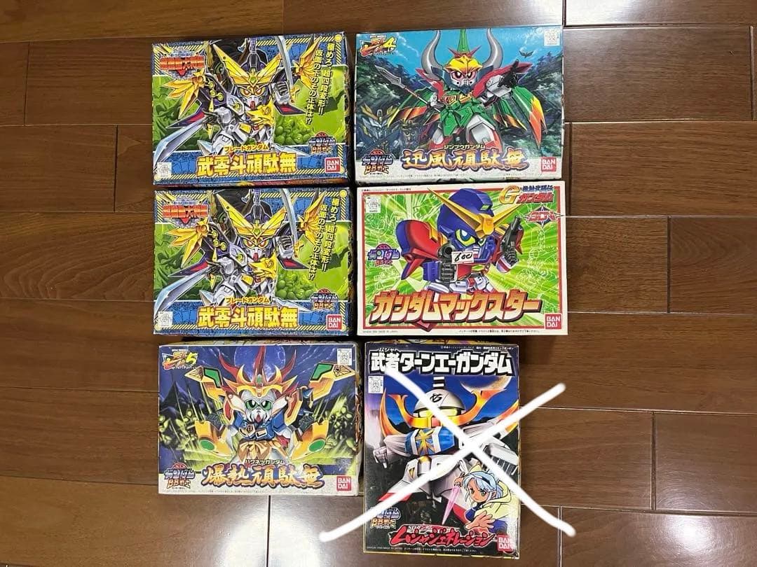 6箱　新品　未組立　ガンダム　レトロ　古い　ガンプラ　SDガンダム　BB戦士