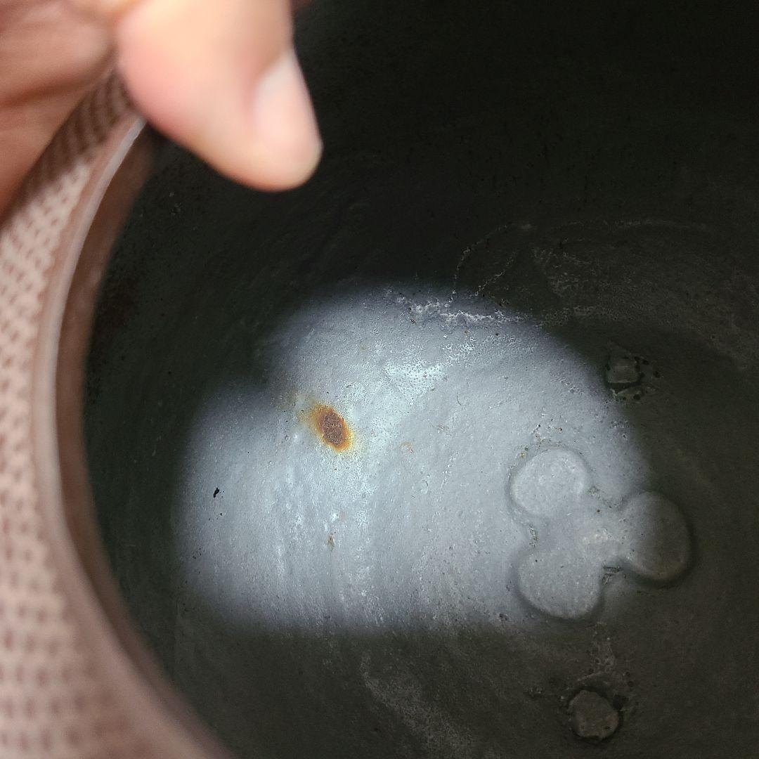 釜師　佐藤浄清作　総霰地紋　丸釜　茶道　茶道具　茶釜