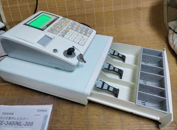 カシオレジスター　TE-340/NL300　フル設定無料　210300