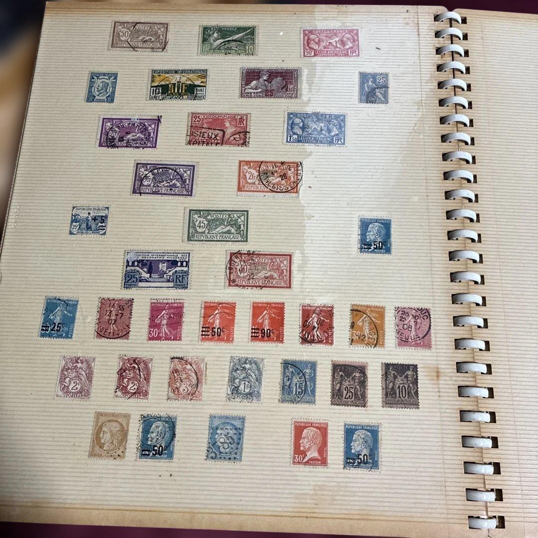 世界各国の使用済み切手　174枚