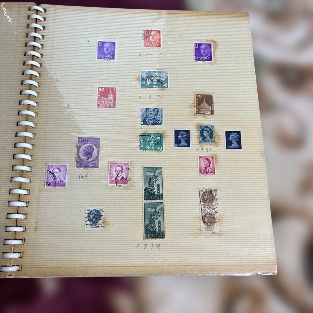 世界各国の使用済み切手　174枚