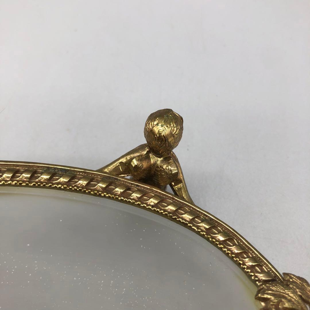 イギリス英国アンティークエンジェル天使真鍮小物入れトレイソープディッシュ