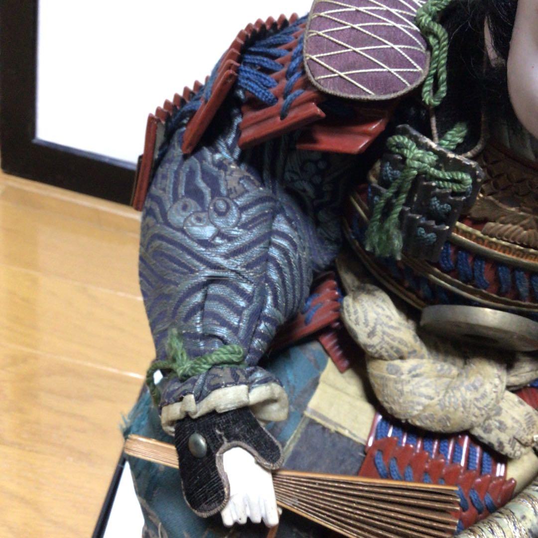 武者人形　五月人形　加藤清正　骨董　アンティーク　江戸　明治　武士　武将　侍