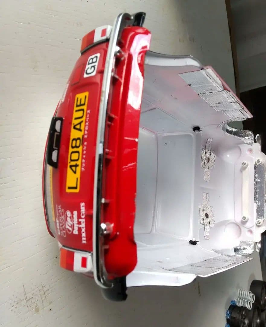 タミヤ ミニモンテカルロ、M05PROブルーメッキバージョン