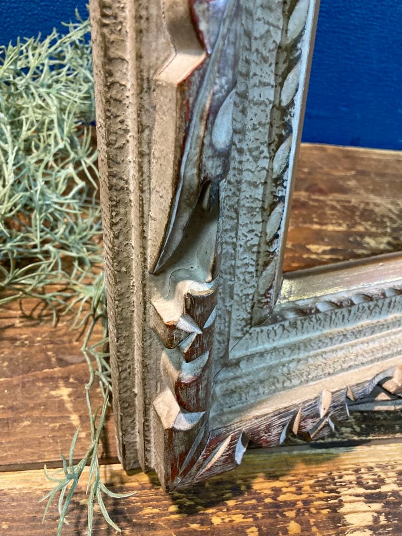 H アンティーク調　ヴィンテージ　額縁　油絵　ヨーロピアン風　壁掛けインテリア