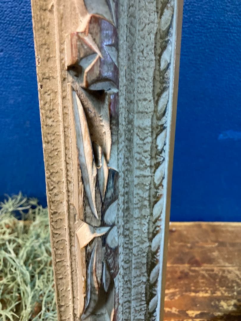 H アンティーク調　ヴィンテージ　額縁　油絵　ヨーロピアン風　壁掛けインテリア