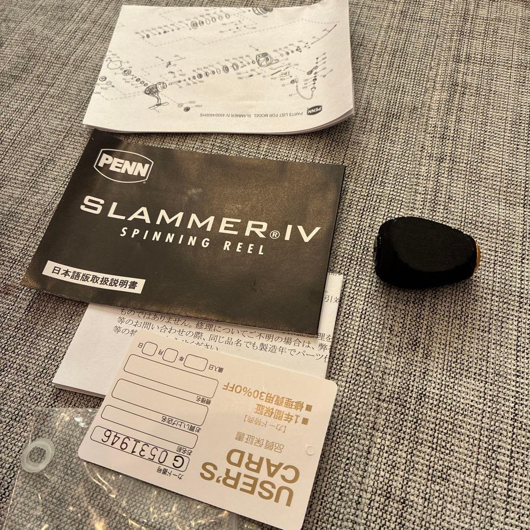 PENN SLAMMER Ⅳ スピニングリール ブラック/ゴールド
