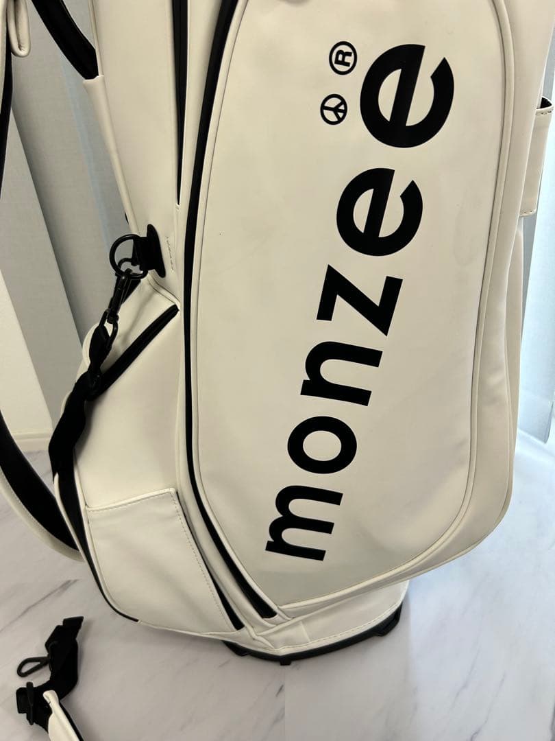 monzeeキャディバック　ホワイト　【美品⭐︎】