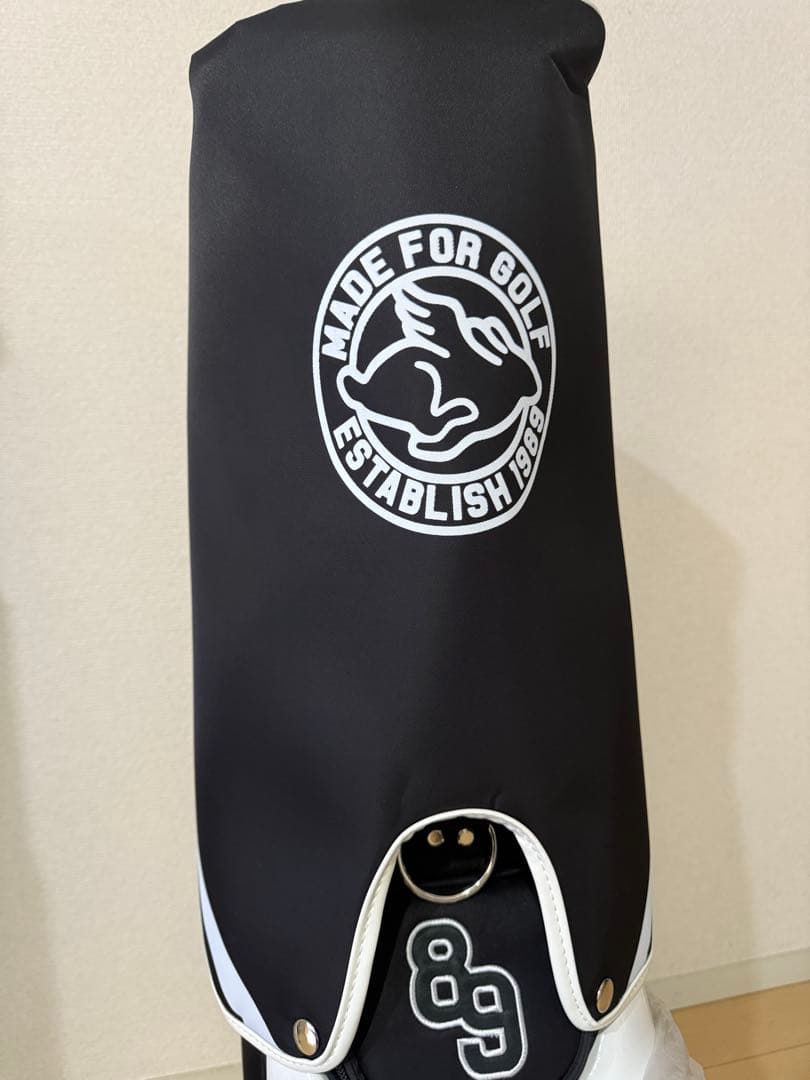 PEARLY GATES キャディバッグ スマイリーフェイス　合成革　キャスター