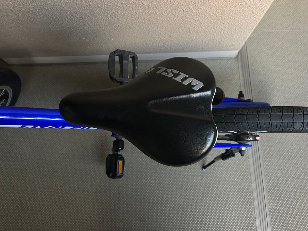 子供用青い自転車18インチ