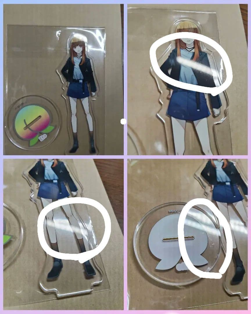 カラフルピーチ しまむら 初期アクリルスタンド 【バラ売り不可】