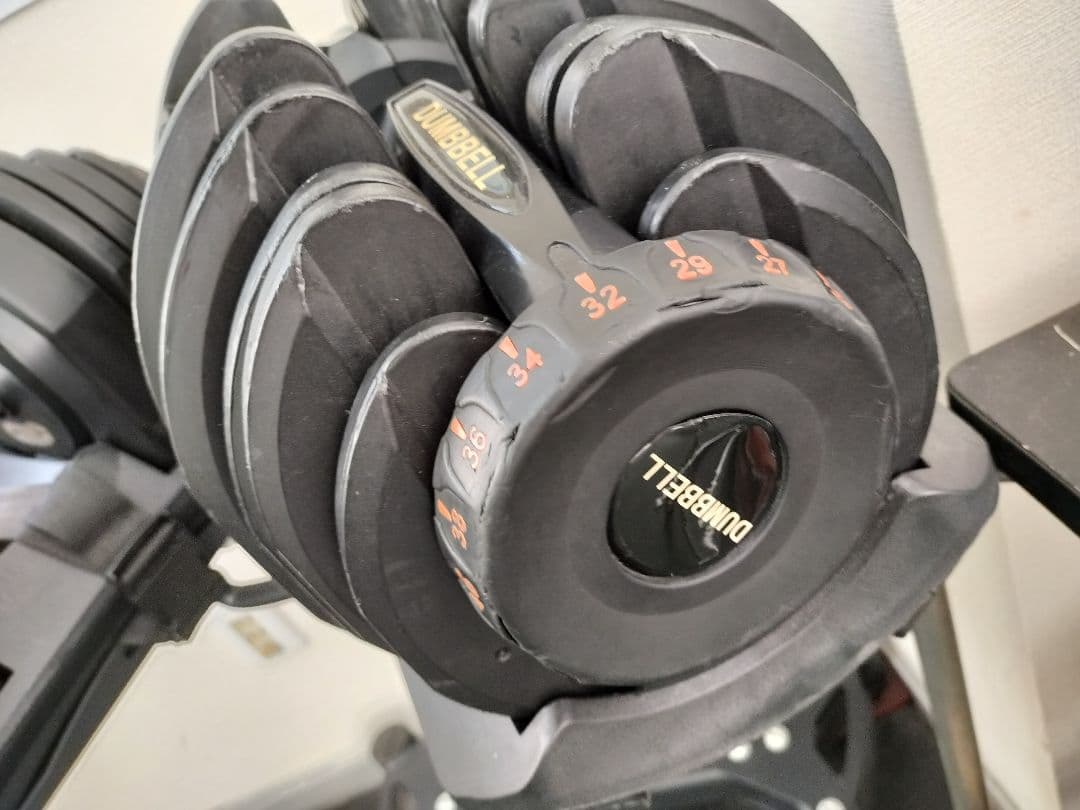 可変式ダンベル 5kg〜40kg 説明書付き 送料無料 訳あり