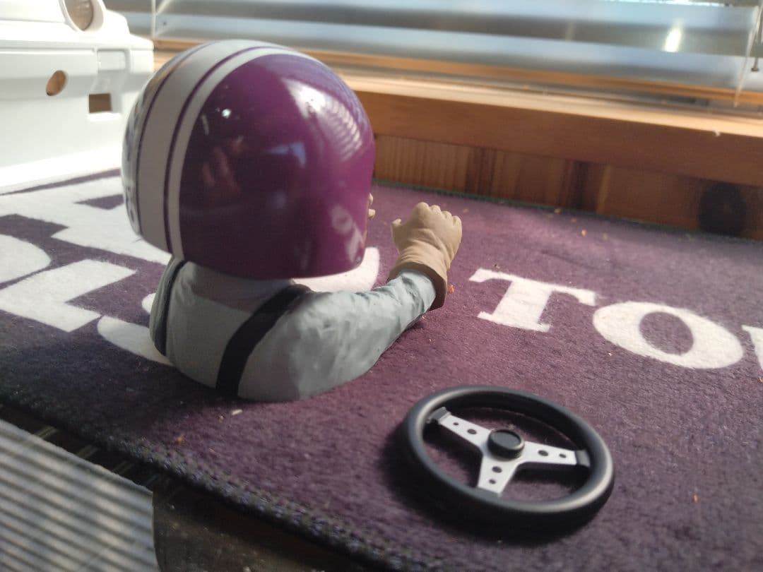 【塗装後未使用】タミヤ　シティターボ　ボディ＆ドライバーフィギュア