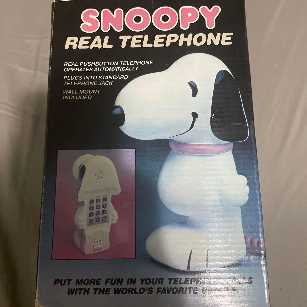 スヌーピー SNOOPY 電話機 ビンテージ　レトロ　ヴィンテージ