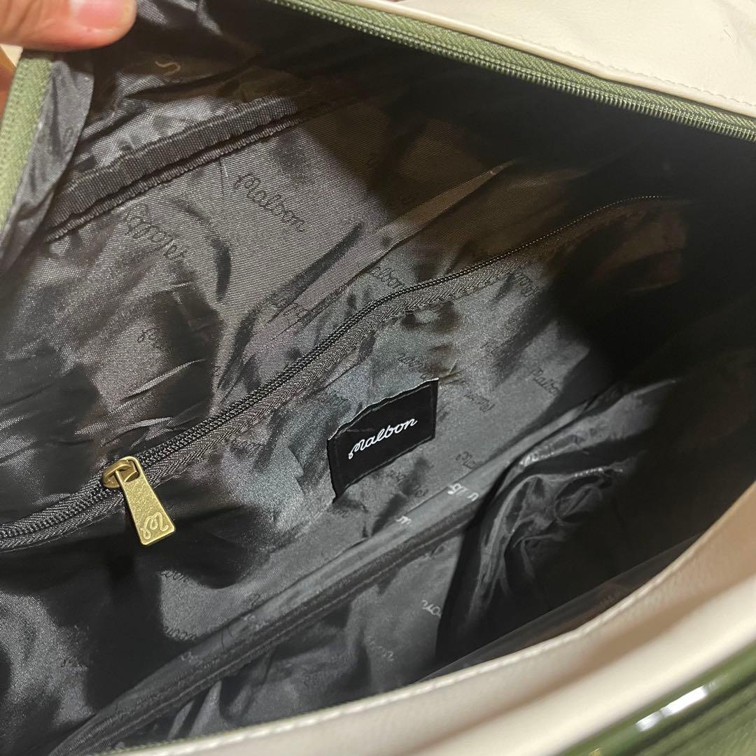 MALBON GOLF マルボンゴルフ ボストンバッグ ゴルフバッグ エナメル緑