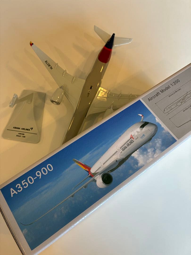 アシアナ航空ASIANA AIRLINES A350-900 モデル 1/200