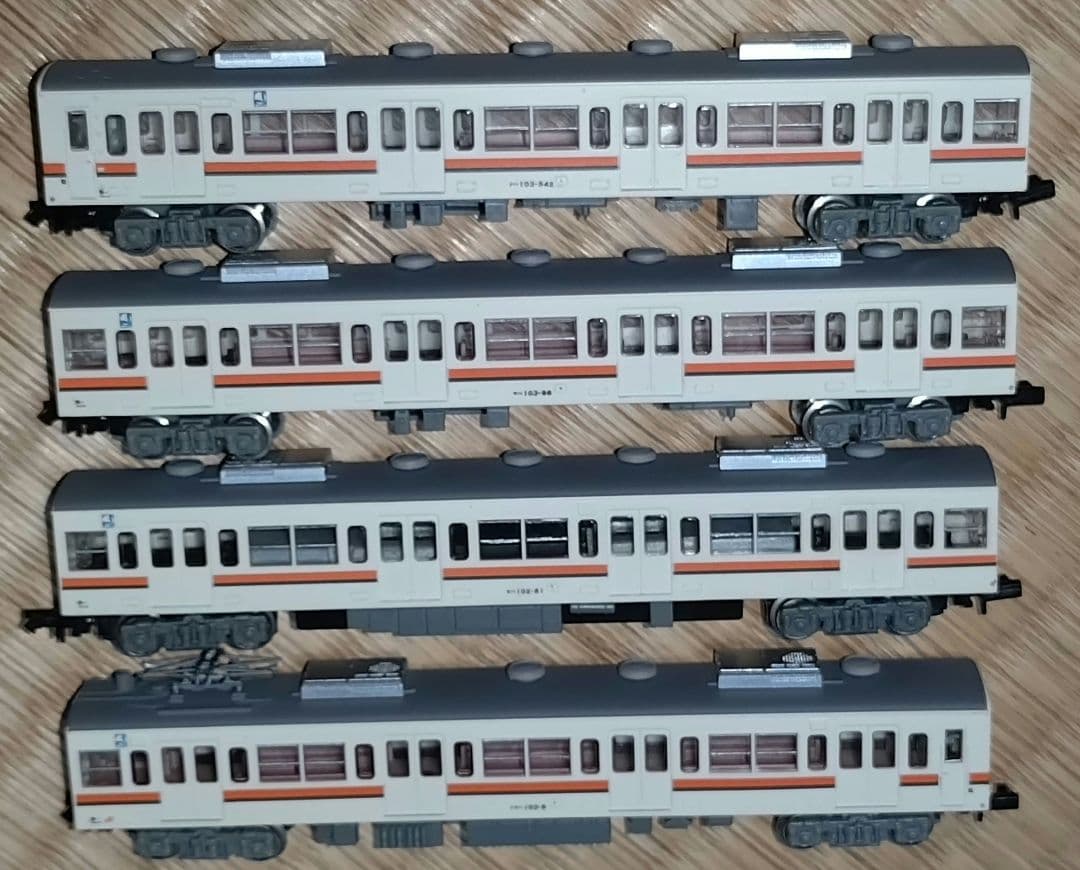 ☆TOMYTEC 鉄コレ JR103系東海色更新車4両セット動力化済み☆