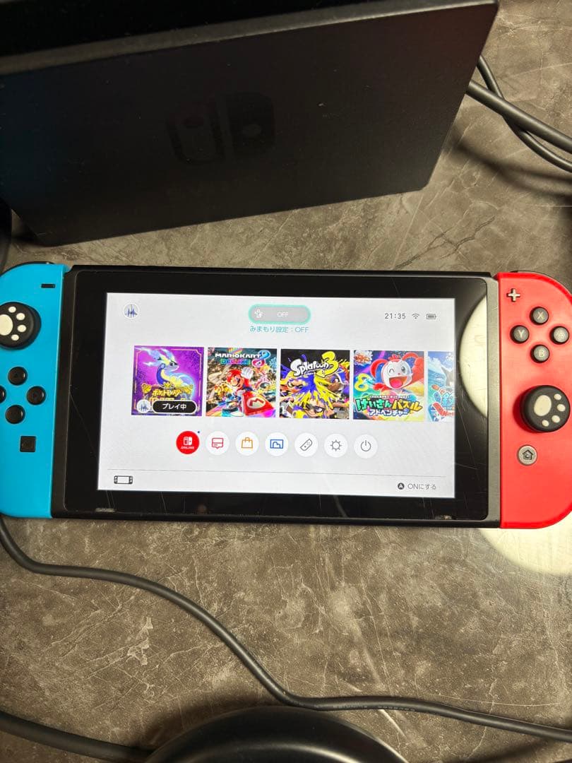 Nintendo Switch 本体 赤/青　Joy-Conハンドル　2個セット