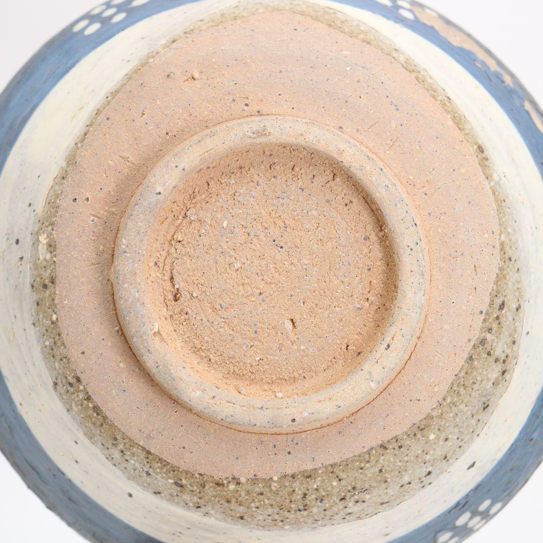 中国 磁州窯絵高麗平鉢 斑点文 茶碗　AT679