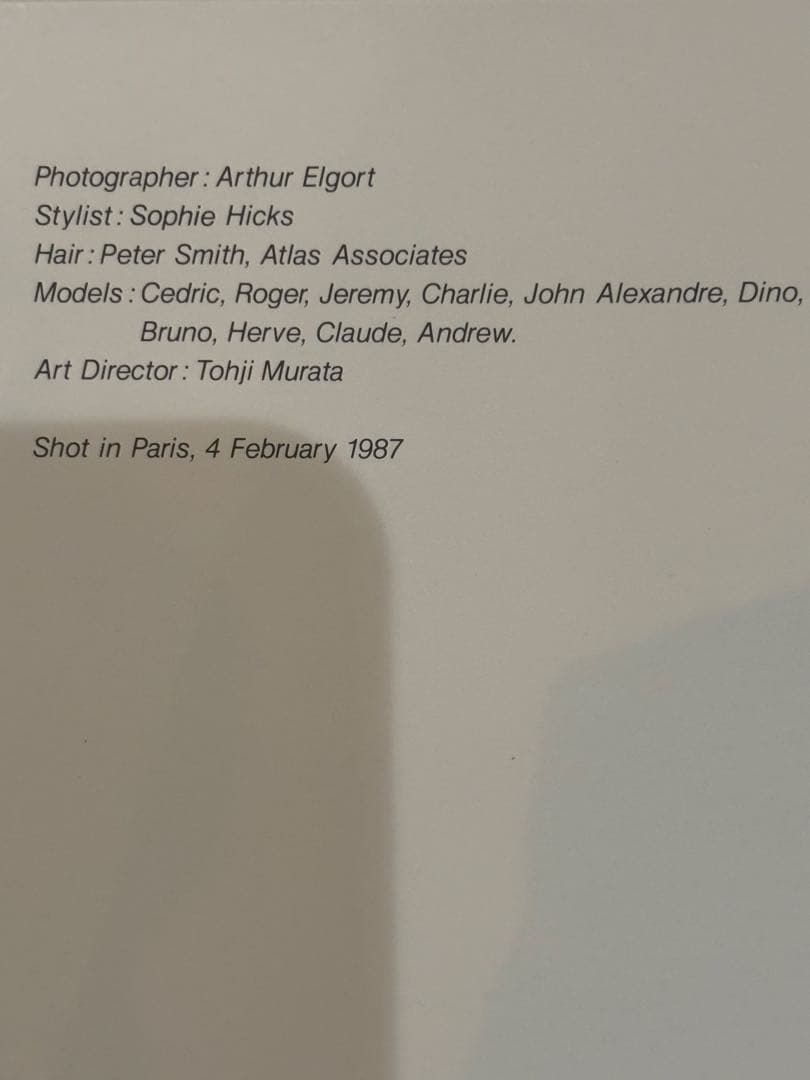 コム・デ・ギャルソン　HOMME PLUS 1987