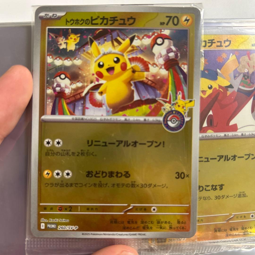 ポケモン ピカチュウar トウホクピカチュウ　ヒロシマピカチュウ