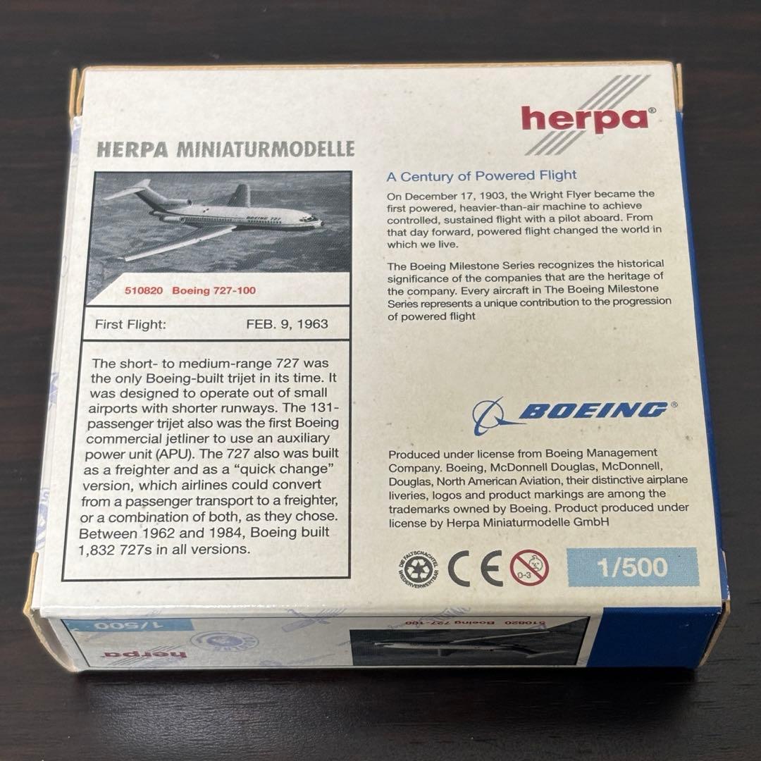 【レア】The Boeing Milestone Series B727-100