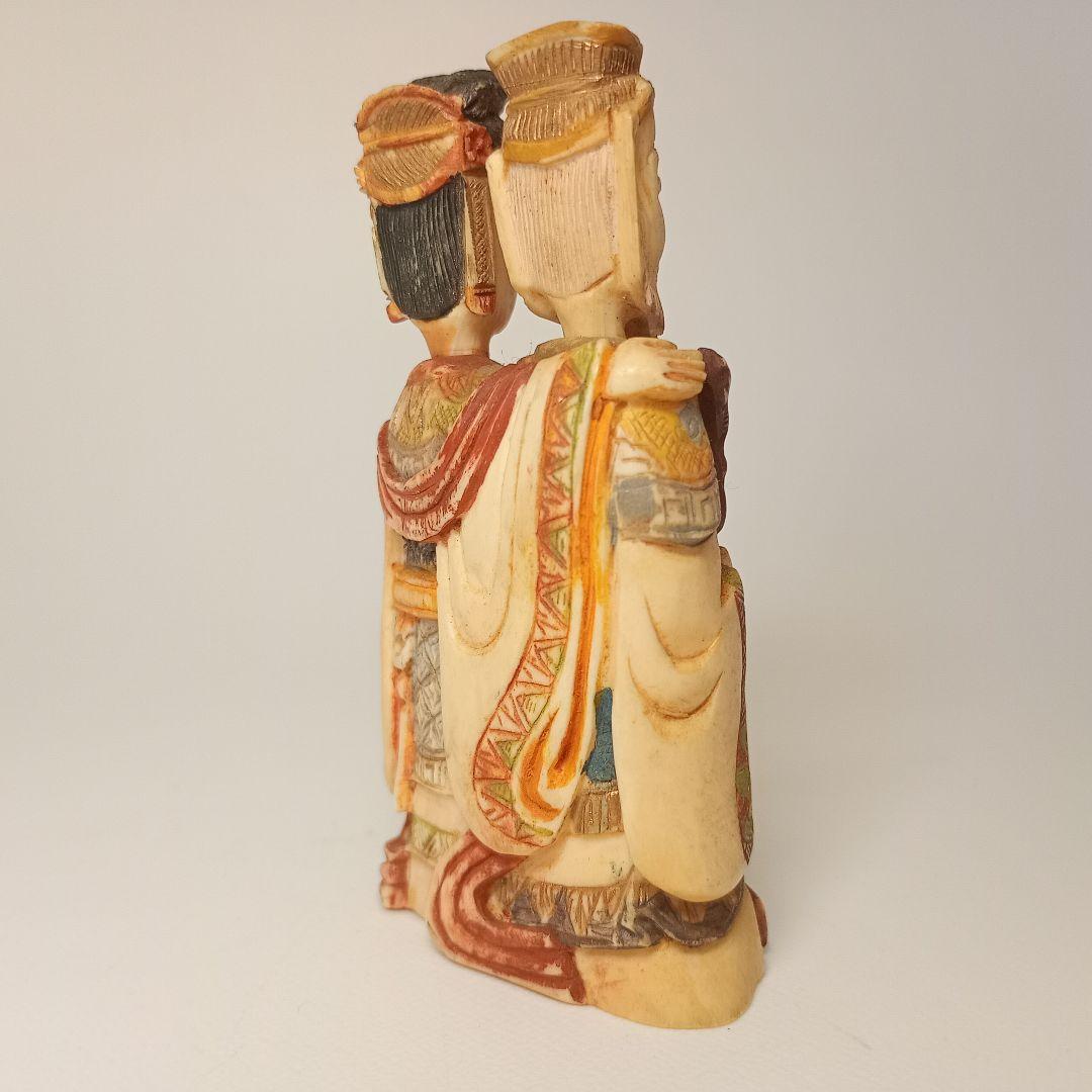 清代　皇帝皇后対鼻煙壺 （時代物 中国美術 　極上　根付）