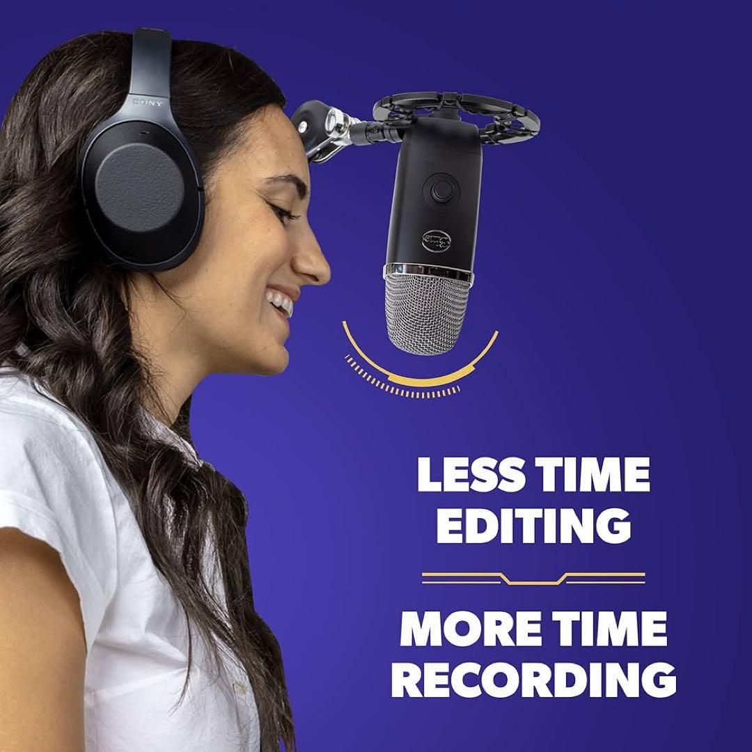 ショックマウント マイク用 ブラック　アルミ