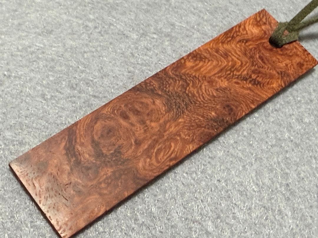 ボナンペン 真鍮金具 花梨瘤 シャーペン 栞[野原工芸 工房楔 こぶた工房]