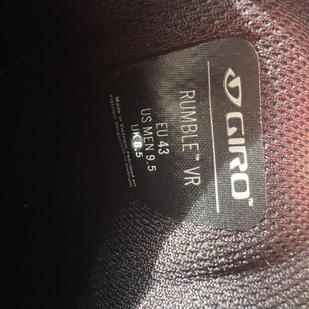 GIRO RUMBLE VR 43 黒 ビンディングシューズ SPDクリート付