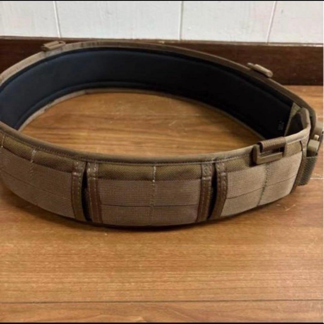 極美品　米軍　ELITE ガンファイターベルト　LARGE コヨーテ　USA製