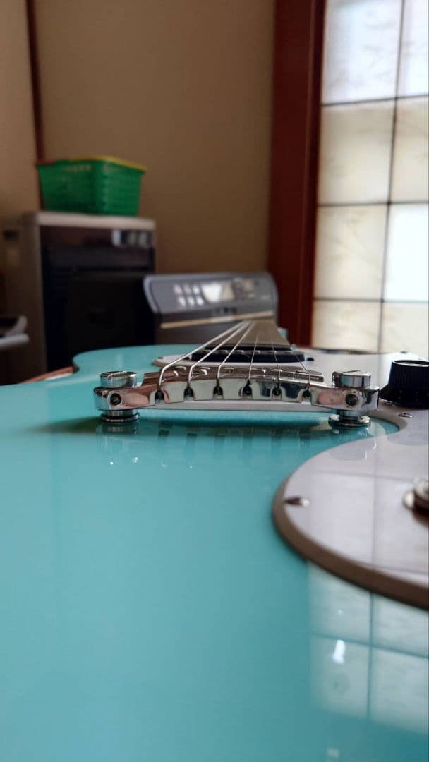 Epiphoneレスポールタイプ ターコイズブルー美品