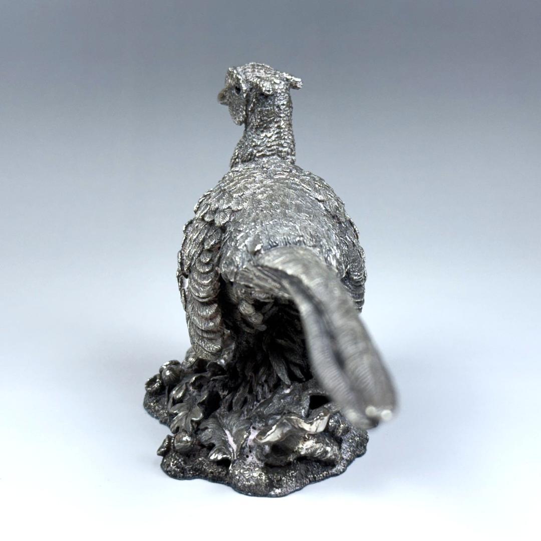 カントリーアーティスト スターリングシルバー 雉 キジ 436g 英国 純銀張り