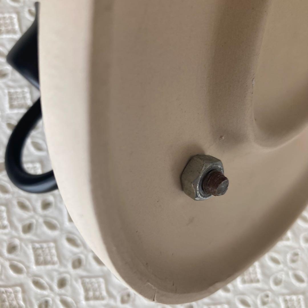 北欧ヴィンテージ　【希少】Gabrielオーバル陶板キャンドルホルダー＆リボン