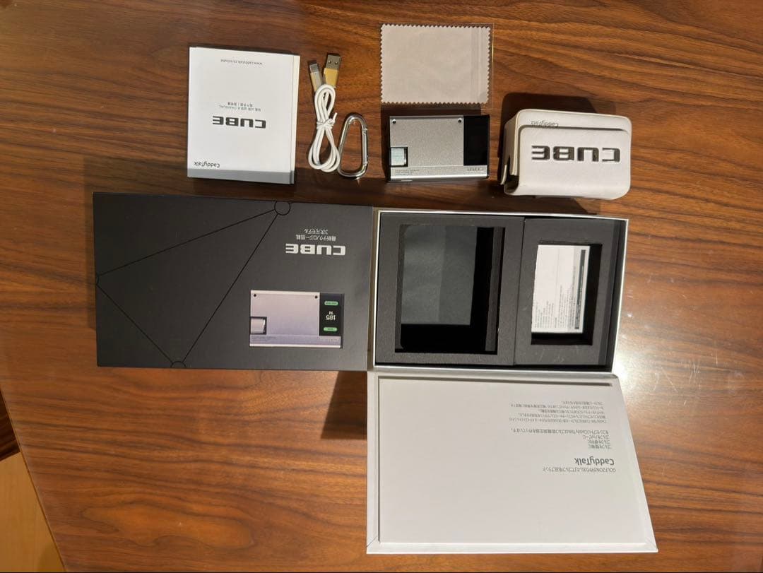 キャディトーク　キューブ　CaddyTalk CUBE ゴルフ用距離計 シルバー