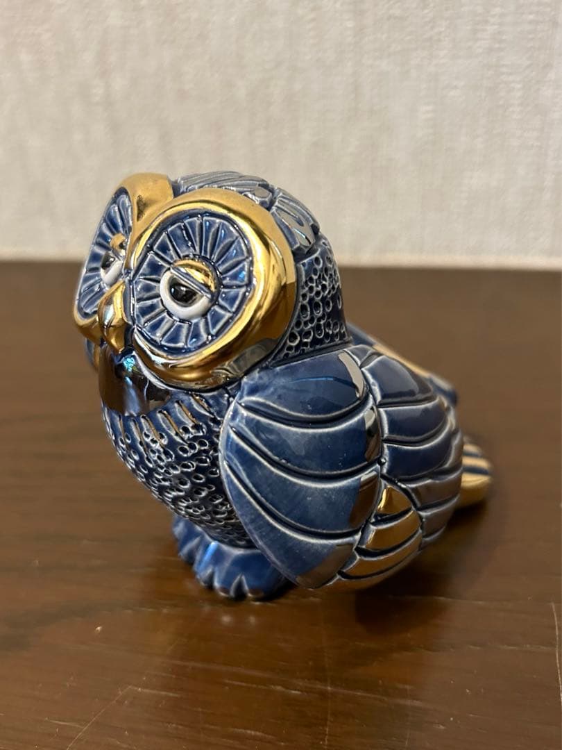 アーテサニア・リンコナダ ウルグアイ フクロウ置物 インテリア 刻銘あり