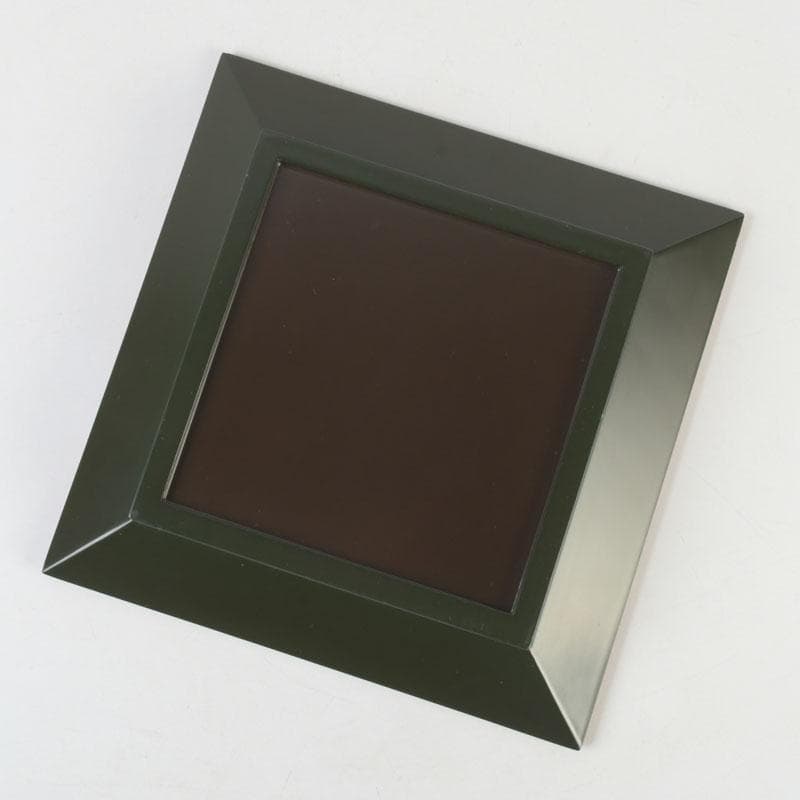 和食器　茶懐石　山中塗　辻石斎作　螺鈿装飾　片輪蒔絵　四方盆　共箱　N　9855