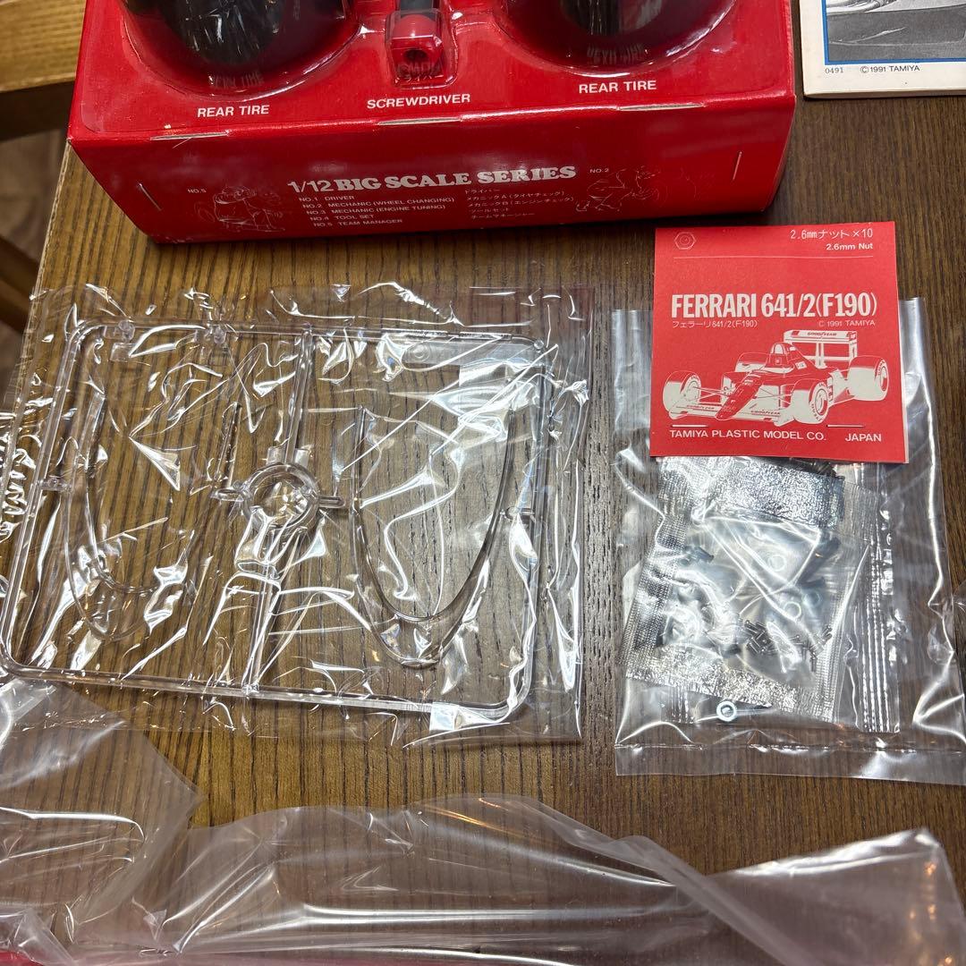 タミヤ　プラモデル　1/12 フェラーリ　641/2 （F190）　未組立