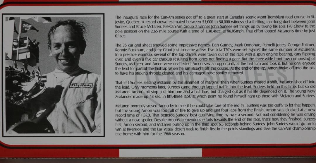 GMP製１／１８ ローラＴ７０スパイダー１９６６年カンナムチャンピオンカー良品